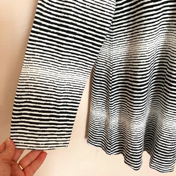 Habitat Clothes To Live In Tunic Pullover Top Striped Abstract Long Sleeve Sz M - Picture 4 of 8